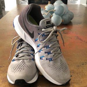 Nike Men’s Grey/Blue Air Pegasus 33 size 8.5